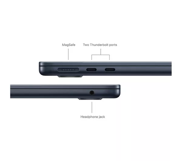 Macbook Air 13in M3 HI APPLE MacBook Air 13.6″ (2024) – M3, 256 GB SSD Midnight - Official UK Stock
