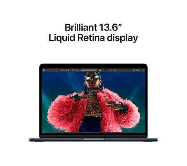 Macbook Air 13in M3 display APPLE MacBook Air 13.6″ (2024) – M3, 256 GB SSD Midnight - Official UK Stock