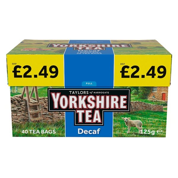 Merch & Carter, Yorkshire Decaf Tea 40Bags 125g